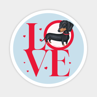 Dachshund Love Magnet